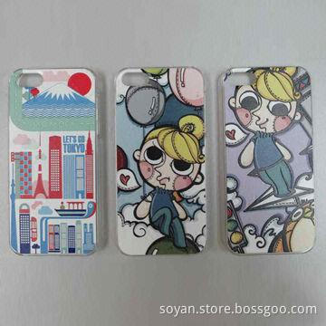 PC phone case for iPhone 5/5C/5S, UV 3D printing, high texture & fashionable appearance